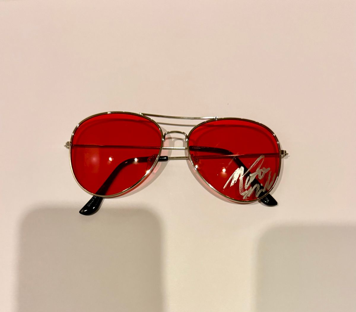 Authentic Signed Sunglasses (from the Vampire Music Video)