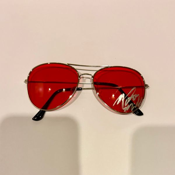 Authentic Signed Sunglasses (from the Vampire Music Video)