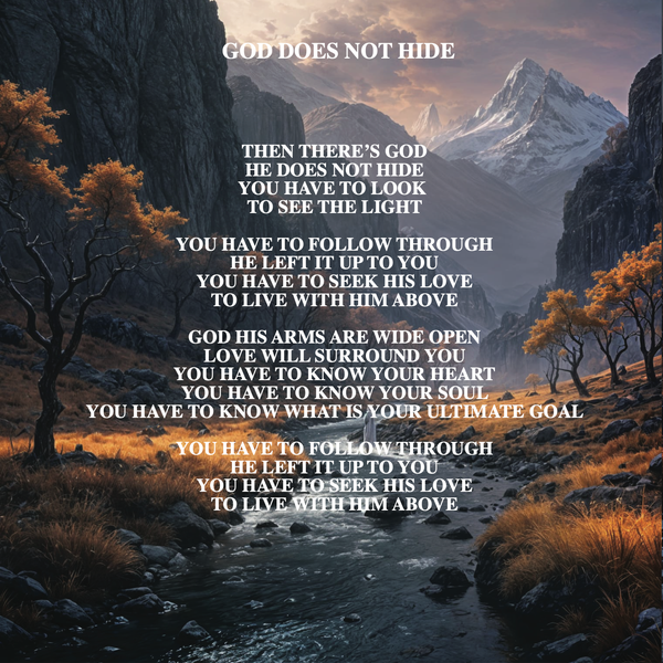 GOD DOES NOT HIDE LYRICS