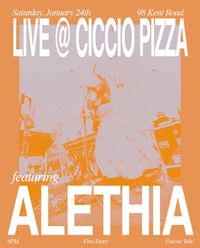 ALETHIA Solo show at Ciccio  Pizza