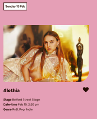 ALETHIA at St Kilda Festival 