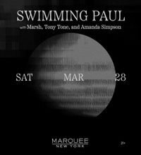 Marquee with Swimming Paul
