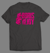 Boris and the Joy Pink Logo T-Shirt/Graphite