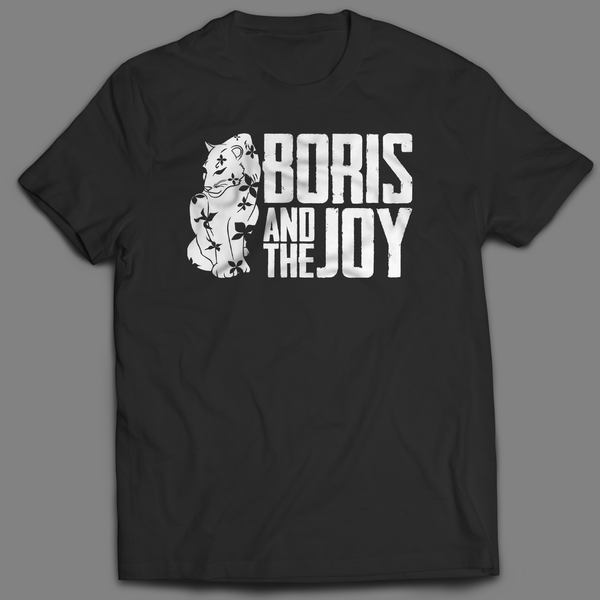 Boris and the Joy White Logo T-Shirt