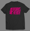 Boris and the Joy Pink Logo T-Shirt/Black