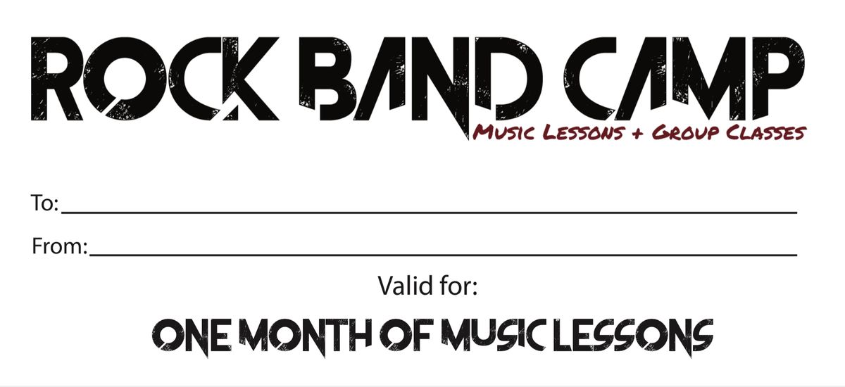 Music Lessons - One Month