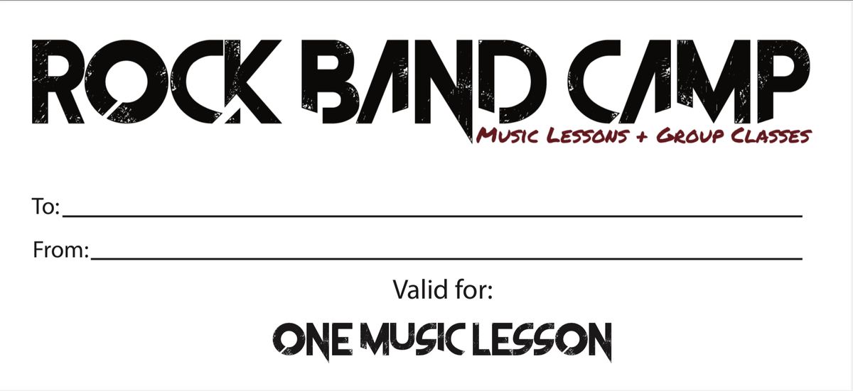 Music Lesson - One Lesson