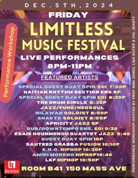 Limitless Music Festival w sauteéd grabba