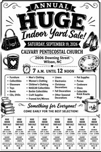Indoor Yard Sale 