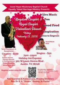 VALENTINES DAY PARTY - GOOD HOPE MISSIONARY BAPTIST CHURCH