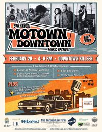 TERRY @ 5th Annual Motown Downtown Music Festival - FREE ENTRY (PERFORMING WITH SOULICIOUS FT LAMARR LUBIN & CHANTEL DENIESE)