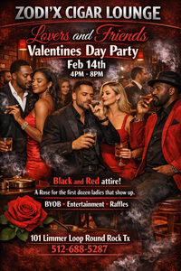 VALENTINES DAY PARTY - LIVE PERFORMANCE AT ZODI'X CIGAR LOUNGE