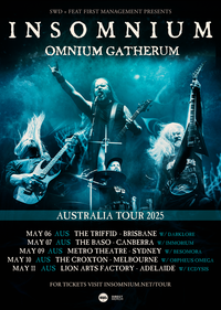 INSOMNIUM with special guests OMNIUM GATHERUM - Australia 2025