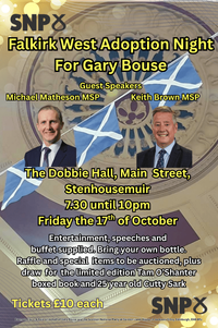 SNP Falkirk West Adoption Meeting