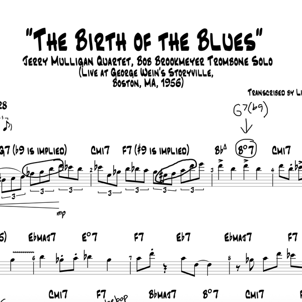 "The Birth of the Blues" - Gerry Mulligan