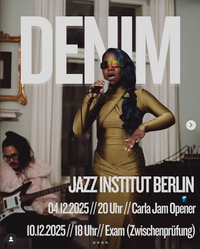 DENIM (Emilie Intsiful) opening the Carla Jamsession Live @ JIB Berlin