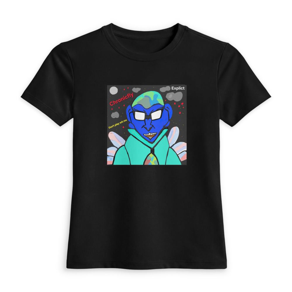Chronicfly don't play with me woman t shirt. Women's Luxe fitted tee | TriDri TD653
