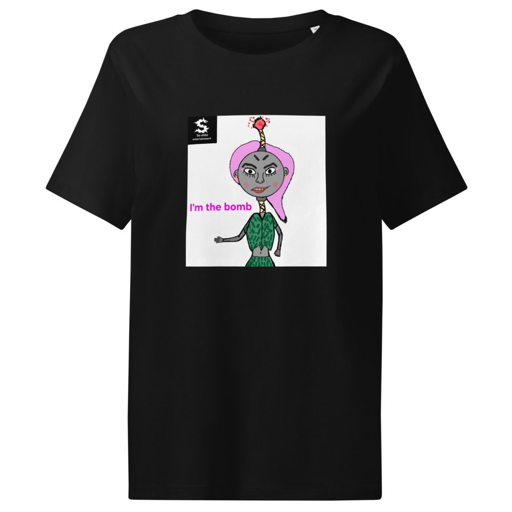 I'M THE BOMB     Women's Organic Ribbed Neck Stella Muser T-Shirt | Stanley/Stella SATW002