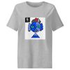 Two tone blue face       Women's Organic Ribbed Neck Stella Muser T-Shirt | Stanley/Stella SATW002
