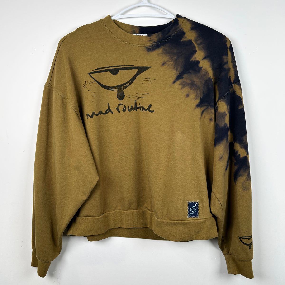 XS ★ MUSTARD L SLEEVE CROP SWEATER