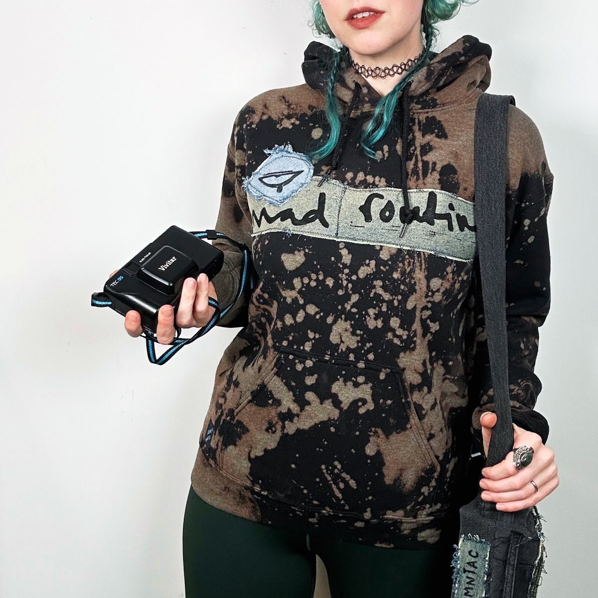 S ★ ACID SPLOTCH PATCH HOODIE