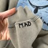 XS ★ GREEN DENIM PATCH HOODIE