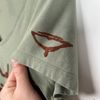 M ★ LIGHT GREEN V NECK TEE
