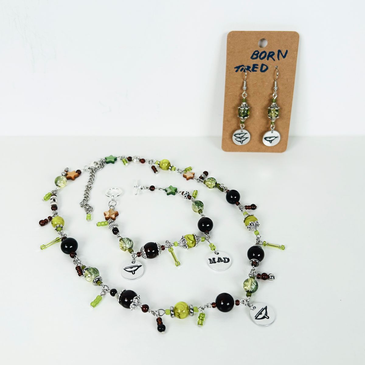 3 PIECE SET ★ GREEN/BROWN