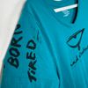 L ★ TEAL V NECK TEE