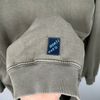 XS ★ GREEN DENIM PATCH HOODIE