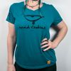 L ★ TEAL V NECK TEE