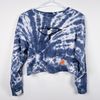 M ★ NAVY TYE DYE LONG SLEEVE CROP