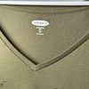 2XL ★ DARK OLIVE V NECK TEE 