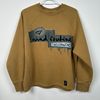 S ★ TAN PATCH SWEATER
