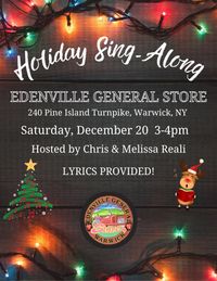 Holiday Sing-along with Chris & Melissa Reali