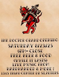 Ink Doctor Tattoo Studio GRAND OPENING