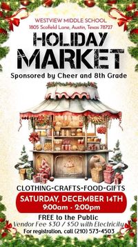 Izzy Produx & The Vault Appear at the Holiday Market 