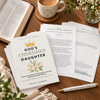 God's Cherished Daughter: A 31-Day Guided Transformation Devotional Journal (Printable)