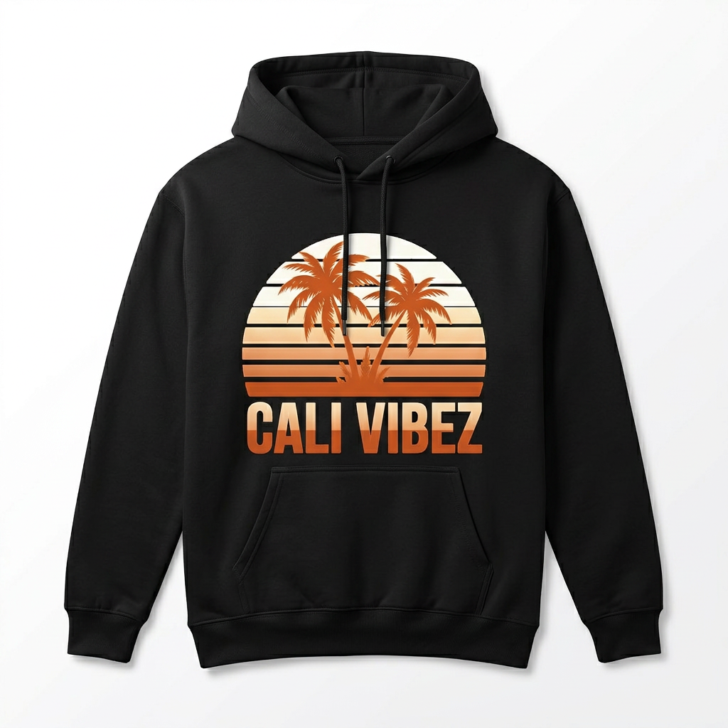 Cali Vibez Hoodie (Black)