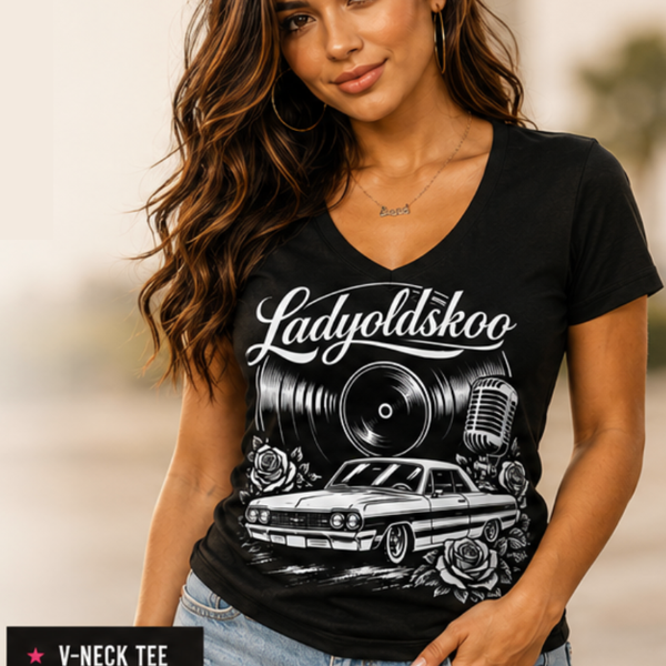 WOMEN'S V-NECK - Vinyl LOS