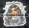 Ladyoldskoo Stickers