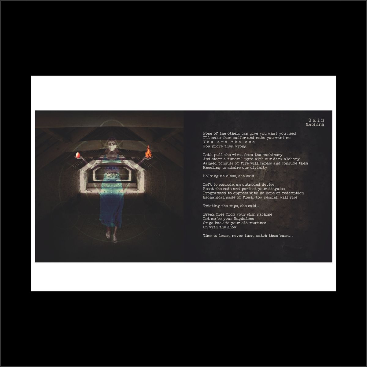 Signed Skin Machine A4 print