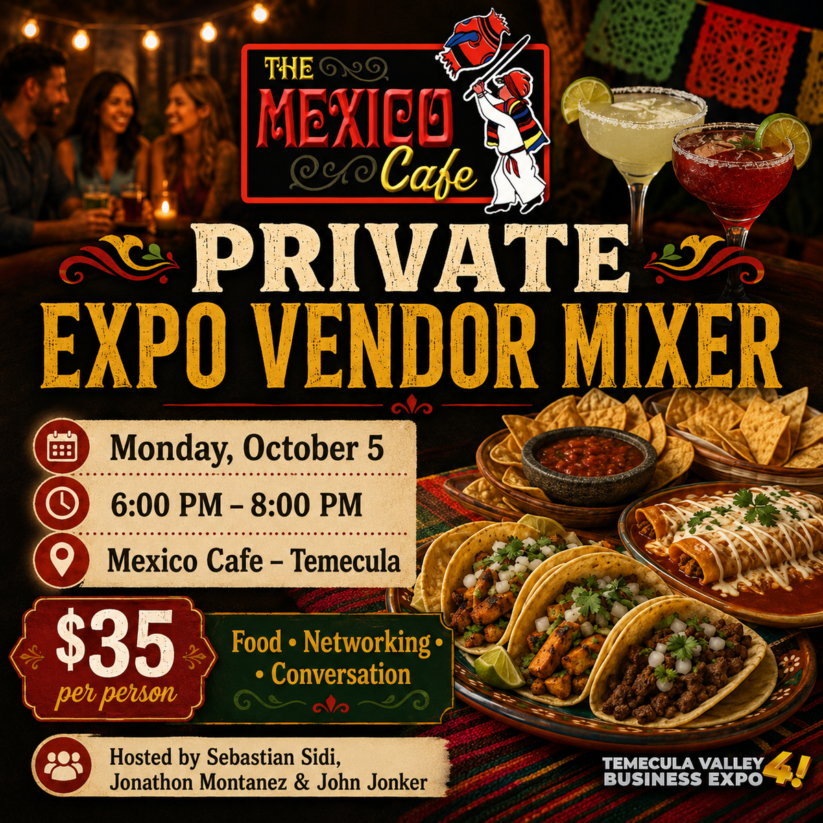 Private EXPO4 Vendor Mixer Admission