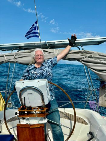 First time at the helm of the 54’ Starlight (Corful Greece 2025)
