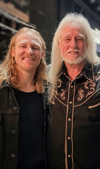 Band of Heathens drummer Clint Simmons who played on my recording (Austin 2026)
