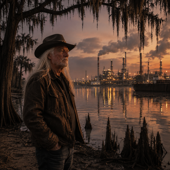 Artwork for the single “Bayou of Pain”.
