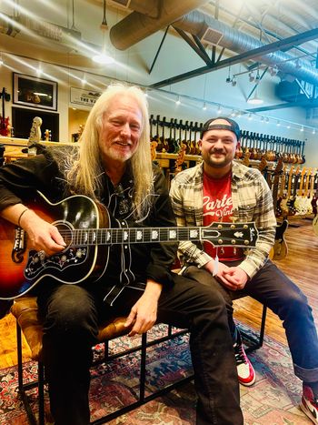 Guitar sales manager Zach Daves of Carter Vintage Guitars (Nashville).
