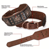 Heavy Duty Stud and Leather Dog Collar for Big Dogs
