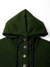 Mens Casual Fashion Set Knitted Jacquard Sweatshirt and Pants Two-Piece Set