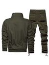 Mens Casual Suit Jacket Cargo Men Set Outdoor Hardman Coat